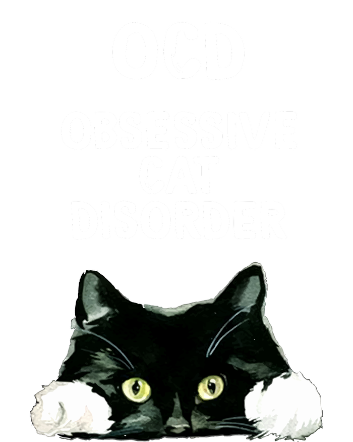 Ocd Obsessive Cat Disorder Animals Black And White Cat Magnet