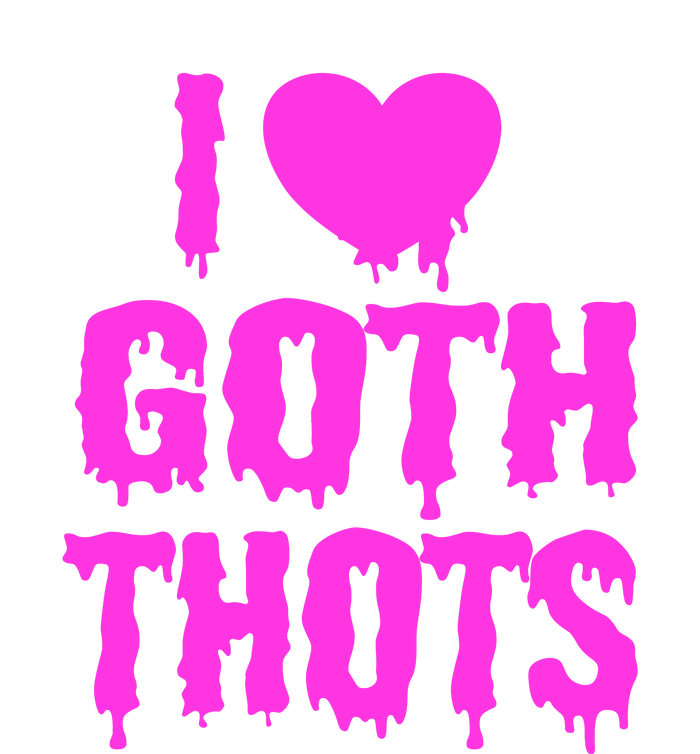 I Love Goth Thots Women's Knotted Racerback Tank