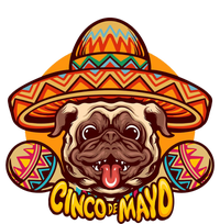 Cinco De Mayo Cute Pug T-Shirt