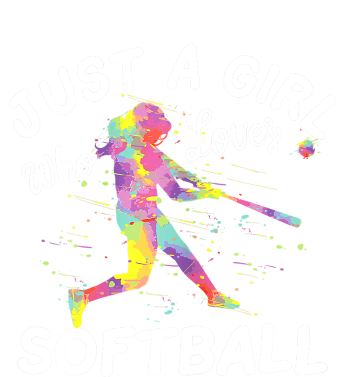 Just A Girl Who Loves Softball T-Shirt