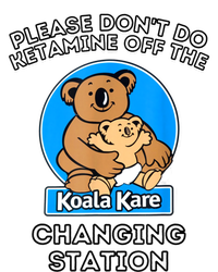 Please Don't Do Ketamine Off The Koala Kare Changing Station Kids Colorblock Raglan Jersey