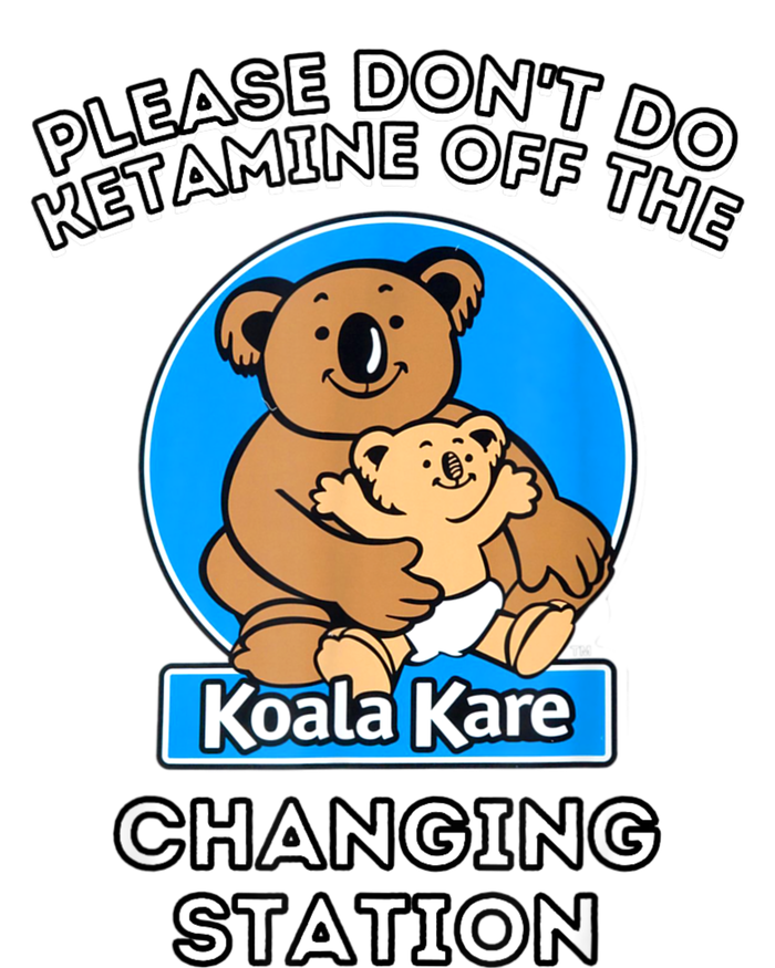 Please Don't Do Ketamine Off The Koala Kare Changing Station Kids Colorblock Raglan Jersey