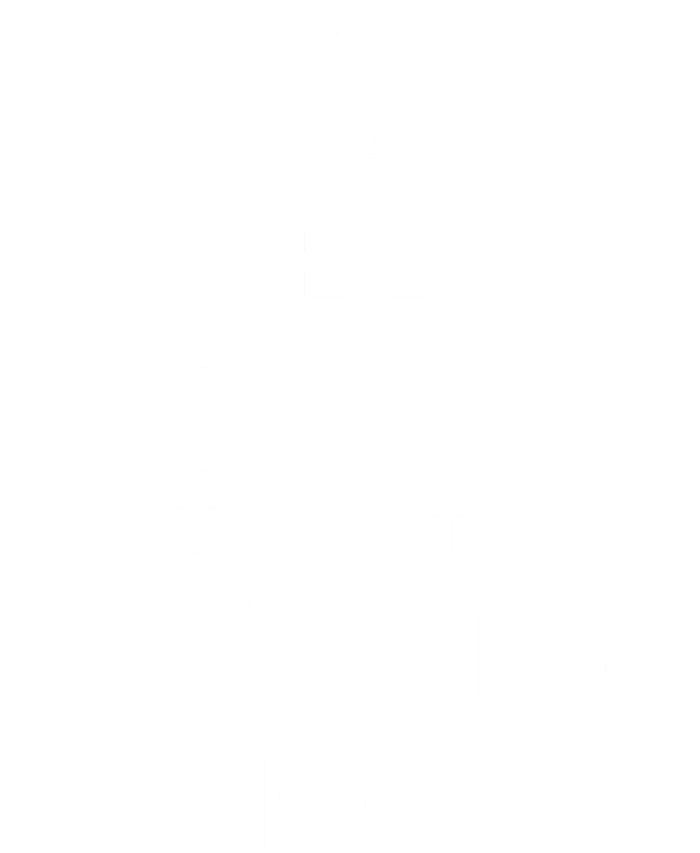 Keep Calm My Vacation Starts Now Kids Hoodie