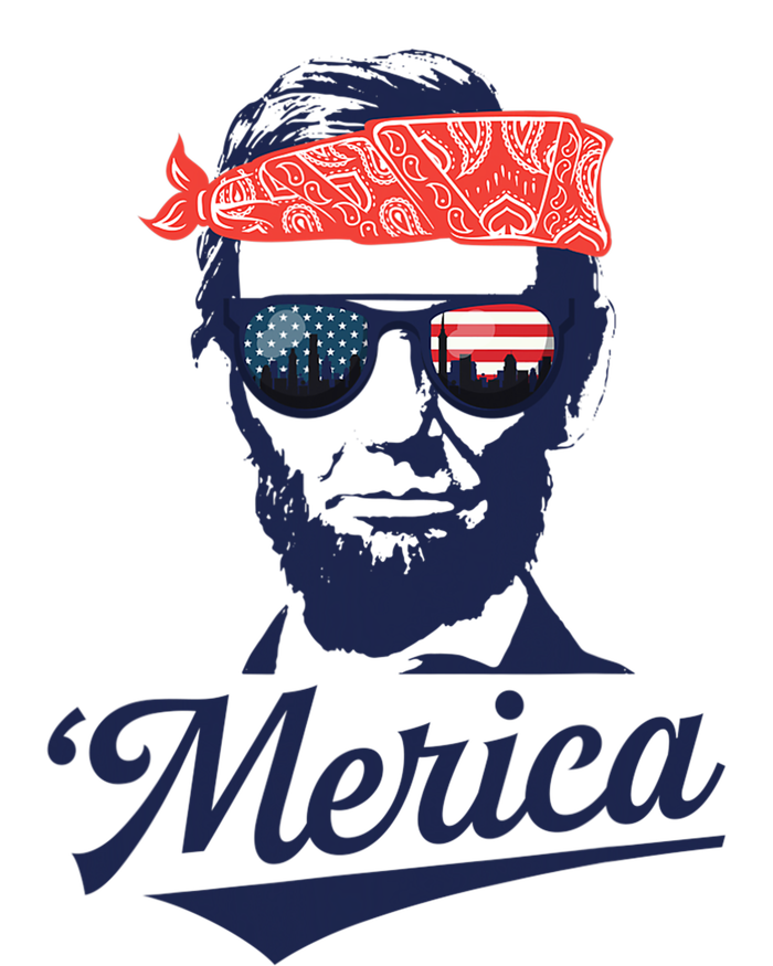 Abraham Lincoln Sunglasses Bandana Merica Short Acrylic Beanie