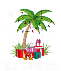 Mele Kalikimaka Christmas Lights Palm Tree Hawaiian Xmas Gift Long Sleeve Shirt