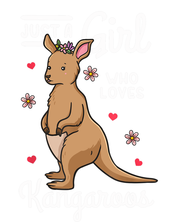 Kangaroo Just A Girl Who Loves Kangaroos Gift T-Shirt