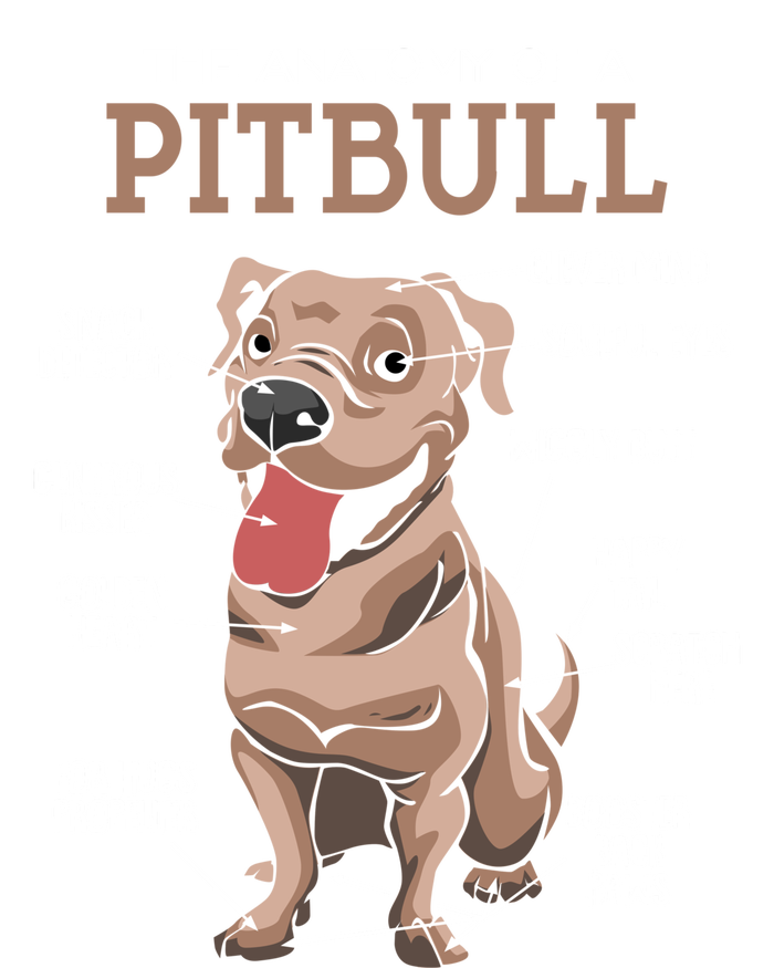 Anatomy Of The Pitbull Gift Pit Bull Bulldogs And Terriers Valucap Bio-Washed Visor