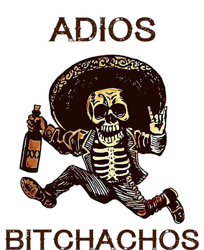 Adios Bichachos Funny Skull Performance Sprint T-Shirt