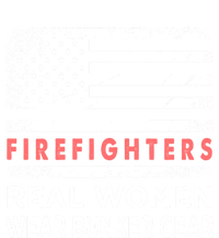 Womens Firefighter Female Fire Fighter Firefighting Mom Funny Gift V-Neck T-Shirt