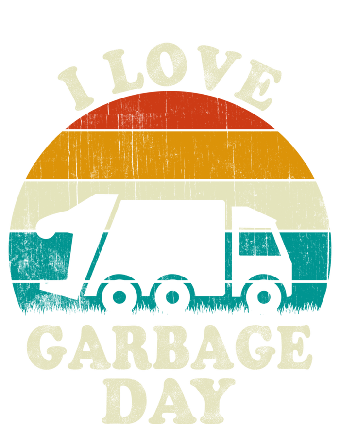 Retro Vintage Recycling Trash I Love Garbage Day Truck Meaningful Gift Softstyle Adult Sport Polo