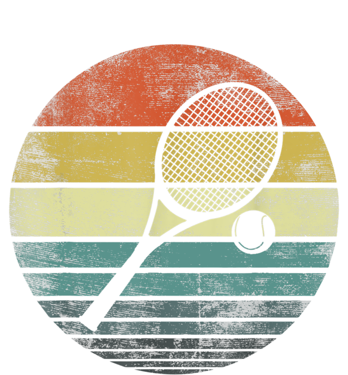 Tennis Player Gifts Retro Sunset Tennis Racquet &Amp; Ball Coach T T-Shirt