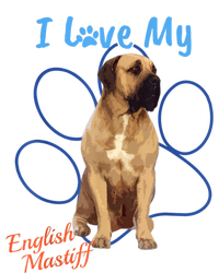 I Love My English Mastiff Best Dog Lover Paw Funny Gift! Cooling Performance Crew T-Shirt