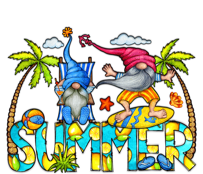 Summer Gnomes Beach T-Shirt