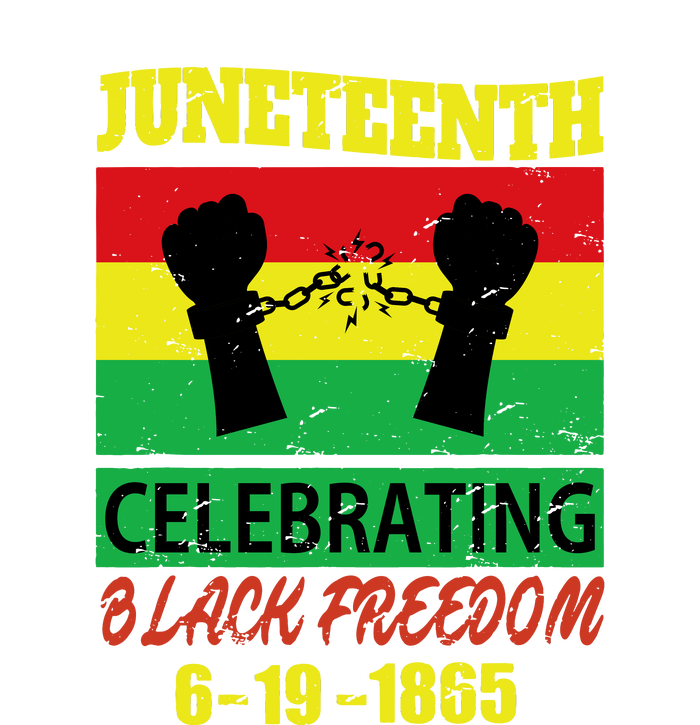 Juneteenth Celebrating Black Freedom 1865 Flag Magnet