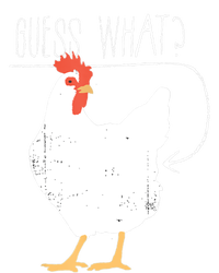 Guess What Chicken Butt Women's Tri-Blend 3/4-Sleeve Raglan Shirt