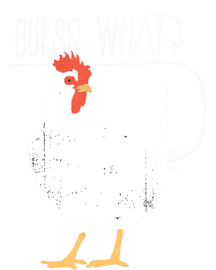 Guess What Chicken Butt Women's Tri-Blend 3/4-Sleeve Raglan Shirt