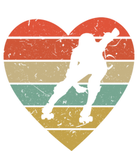 Roller Derby Vintage Design Retro Skater Player Heart Sport Gift Button