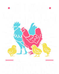 Yes I Really Do Need All These Chickens Funny Gift Funny Farmer Funny Gift Women's Tri-Blend 3/4-Sleeve Raglan Shirt