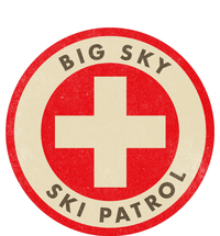 Big Sky Montana Ski Patrol Skiing Gift Sustainable Knit Beanie