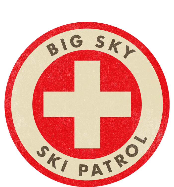 Big Sky Montana Ski Patrol Skiing Gift Sustainable Knit Beanie