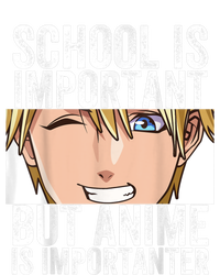 Anime Merch School Is Important But Anime Is Importanter Softstyle Adult Sport Polo