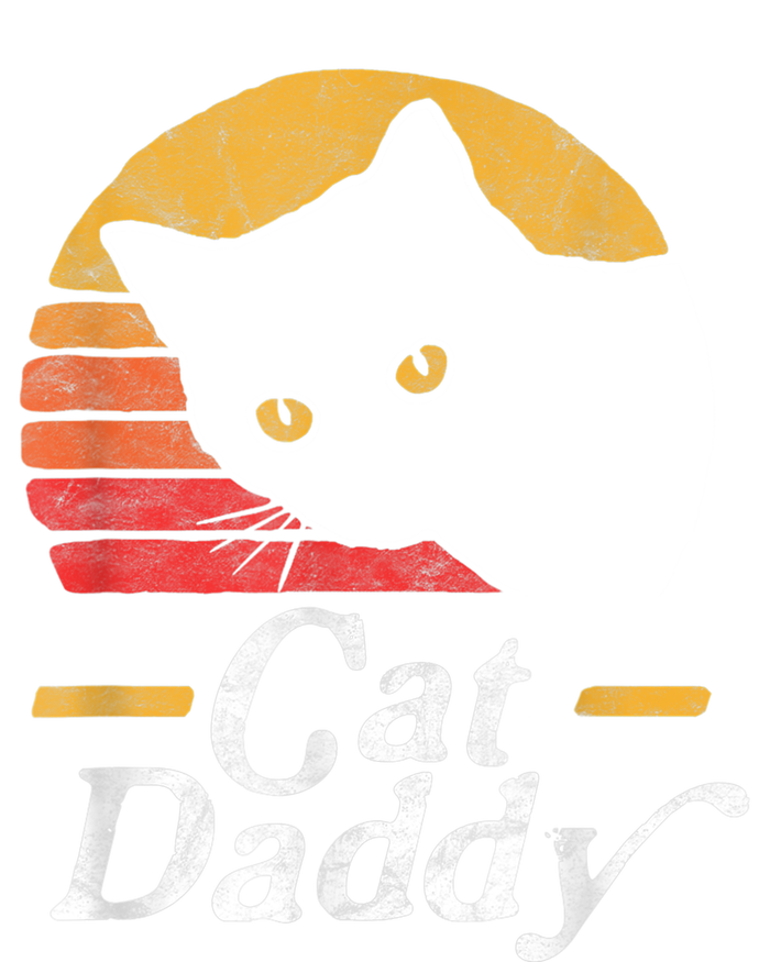 Cat Daddy Vintage Eighties Style Cat Retro Distressed Softstyle Adult Sport Polo