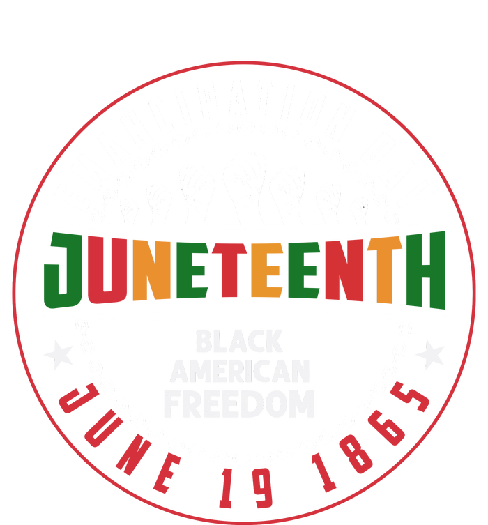 Black American Freedom Juneteenth Graphics Plus Size Shirts For Men Women Family Women's Racerback Cropped Tank