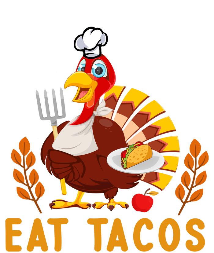 Funny Thanksgiving Turkey Eat Tacos Magnet