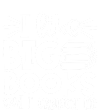 I Like Big Books And I Cannot Lie Book Nerd School Librarian Gift Women's Knotted Racerback Tank