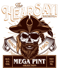 The Hearsay Brewing Mega Pint Objection Cooling Performance Crew T-Shirt