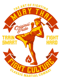 Muay Thai Retro Button