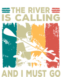 Rafting Saying The River Is Calling And I Must Go Rafting Meaningful Gift Stripe Pom Pom Beanie