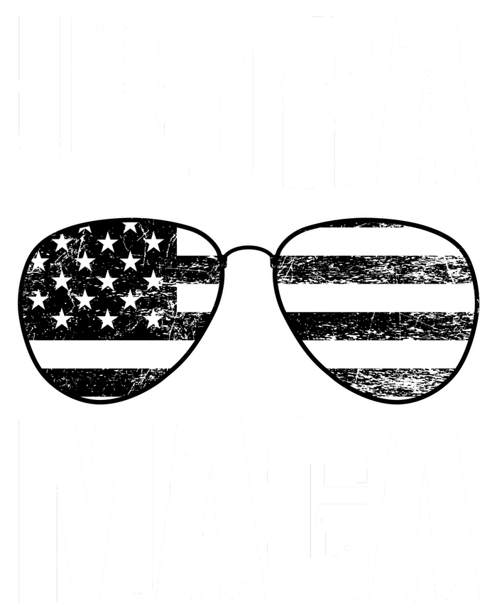 Ultra Maga USA Flag Sunglasses Cooling Performance Long Sleeve Crew