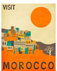 Vintage Retro Morocco Poster T-Shirt