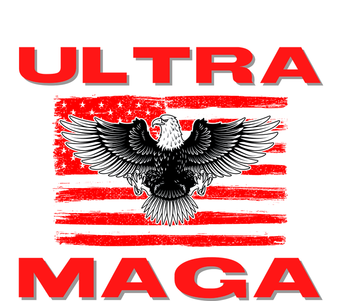 Ultra MAGA Conservative US Flag T-Shirt