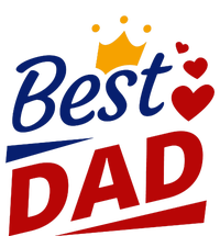 Best Dad Crown Father's Day Gift Adult ChromaSoft Performance T-Shirt