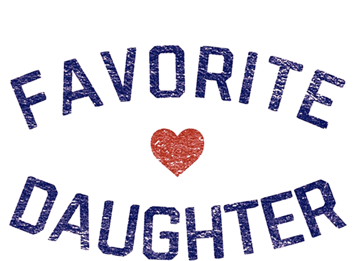 Favorite Daughter Heart Distressed Vintage Faded Classic Cool Gift Premium T-Shirt