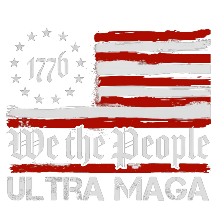 Ultra MAGA We The People Shirt Funny Anti Biden US Flag Pro Trump Trendy T-Shirt