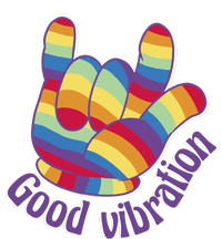 Good Vibration Rainbow Hoodie