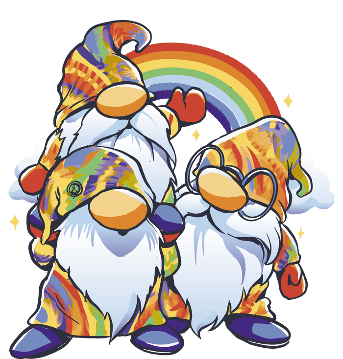 Hippie Gnomes Rainbow T-Shirt