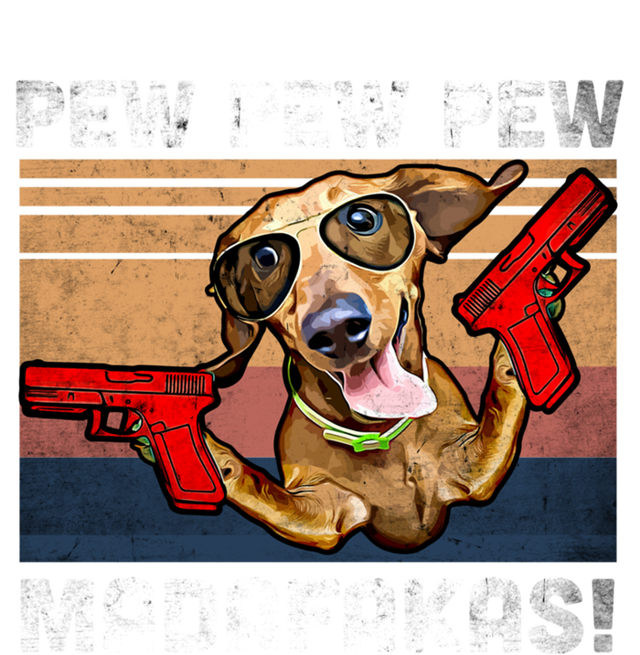 Dachshund Pew Pew Madafakas Cute Gift Vintage Weiner Dog Pew Gift Toddler Long Sleeve Shirt