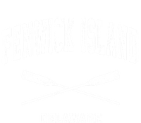 Fenwick Island Delaware Vintage Nautical Crossed Oars Gift T-Shirt