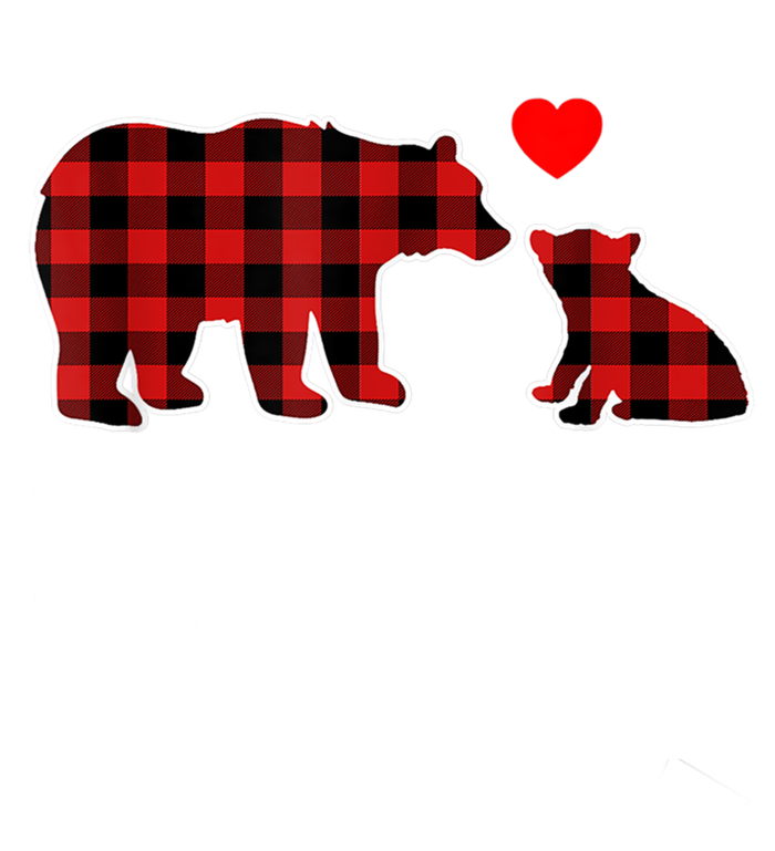 Nana Bear Gift Red Buffalo Plaid Grandma Bear Pajama Funny Gift Ladies Essential Flowy Tank