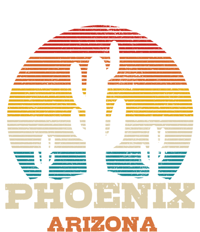 Phoenix Arizona Cactus Vintage Retro Desert Souvenir Gift Ladies Essential Flowy Tank