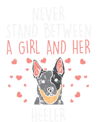 Never Stand Girl And Heeler Funny Red Blue Cattle Dog Gift Tank Top