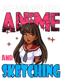 Anime Lover Girl Just A Girl Who Loves Anime And Sketching Long Sleeve Shirt