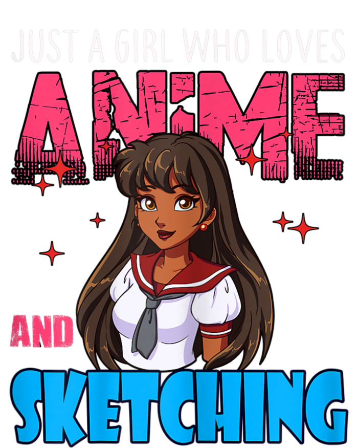 Anime Lover Girl Just A Girl Who Loves Anime And Sketching Long Sleeve Shirt