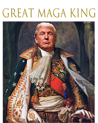 The Great Maga King Funny Trump Ultra Maga King Toddler Zip Fleece Hoodie