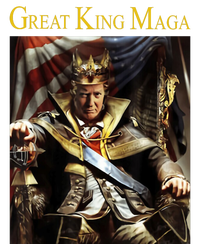 Great King Maga Donald Trump Throne T-Shirt