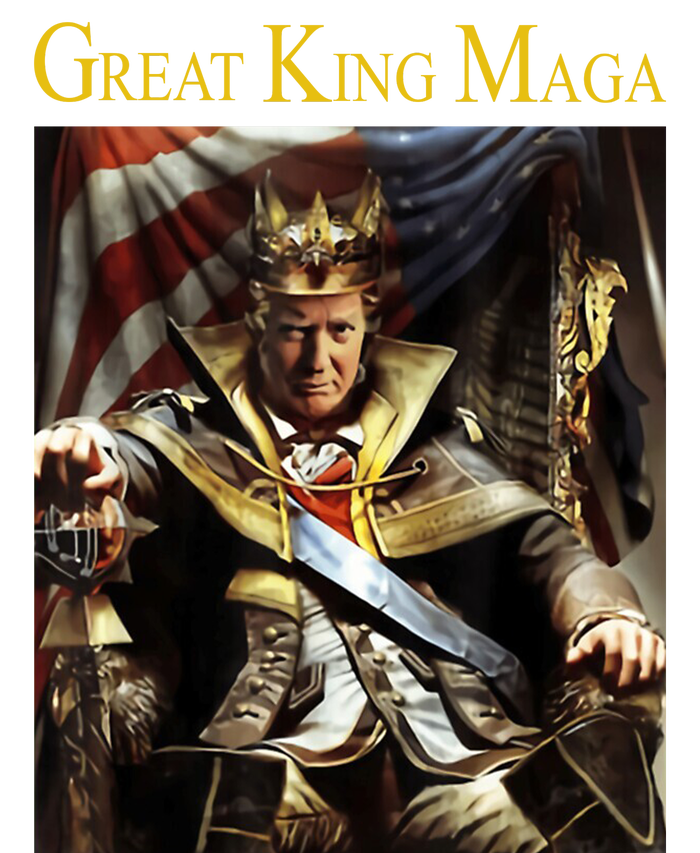 Great King Maga Donald Trump Throne T-Shirt